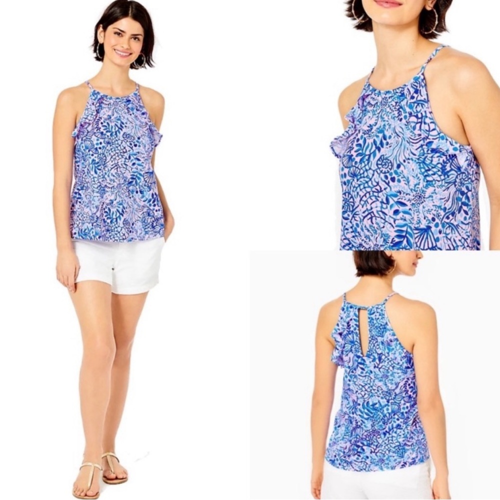 ❤️Lilly Pulitzer Billie tank calls Lilly-size small